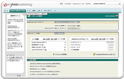 GoogleAdwordsの管理画面